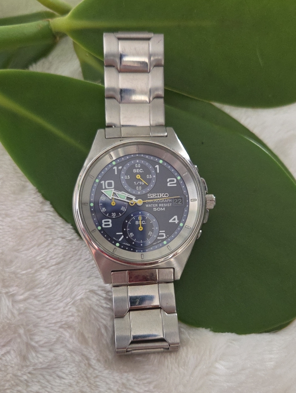 Seiko Men's V657-9039 Chronograph Watch.